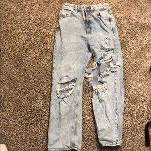 PacSun Distressed Light Blue Jeans